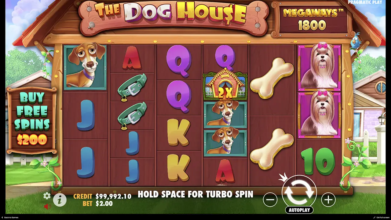 the Dog house Megaways демо игра