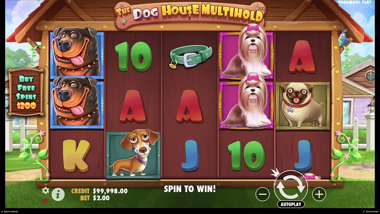 The Dog House Multihold выиграть в демо